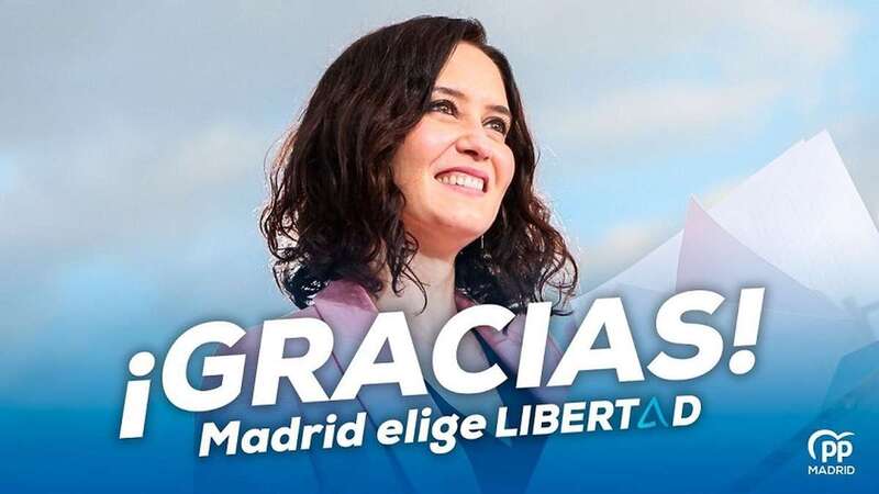 La vencedora de las elecciones a la Asamblea de Madrid/TA.